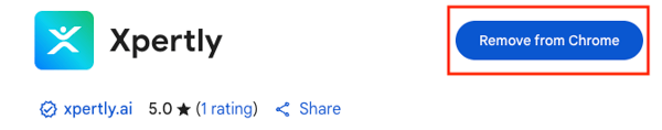 Xpertly-extension-remove